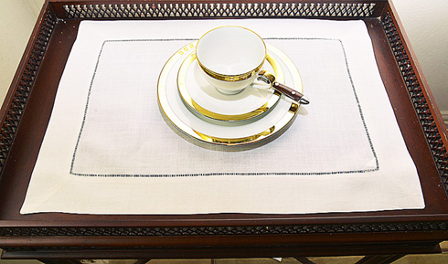 Simple & Plain Placemat. "Powder Puff" color. 14"x20". 4 pieces - Click Image to Close